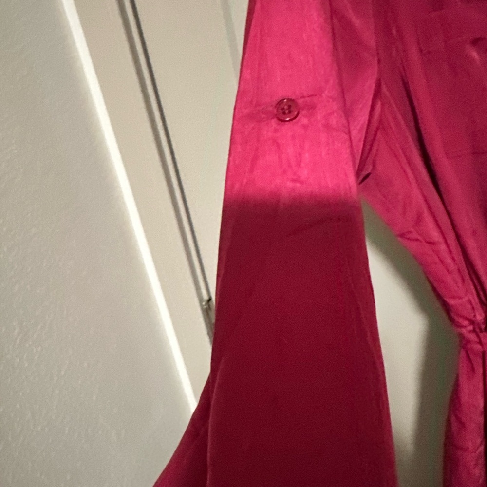 *Pink Button-Up Dress - Picture 5 of 7